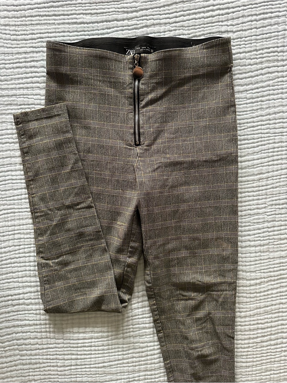 Zara Plaid pants/leggings